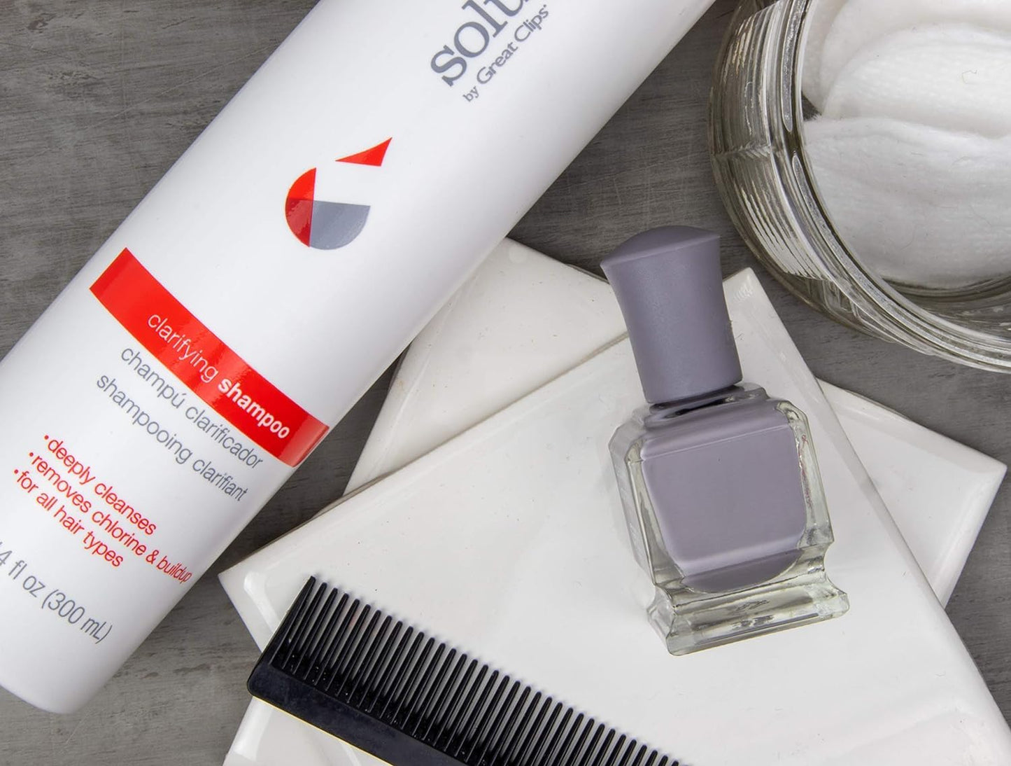 GREAT CLIPS Solutions Clarifying Shampoo 32 fl oz | Removes Build-up | For All Hair Types | Great for Swimmers