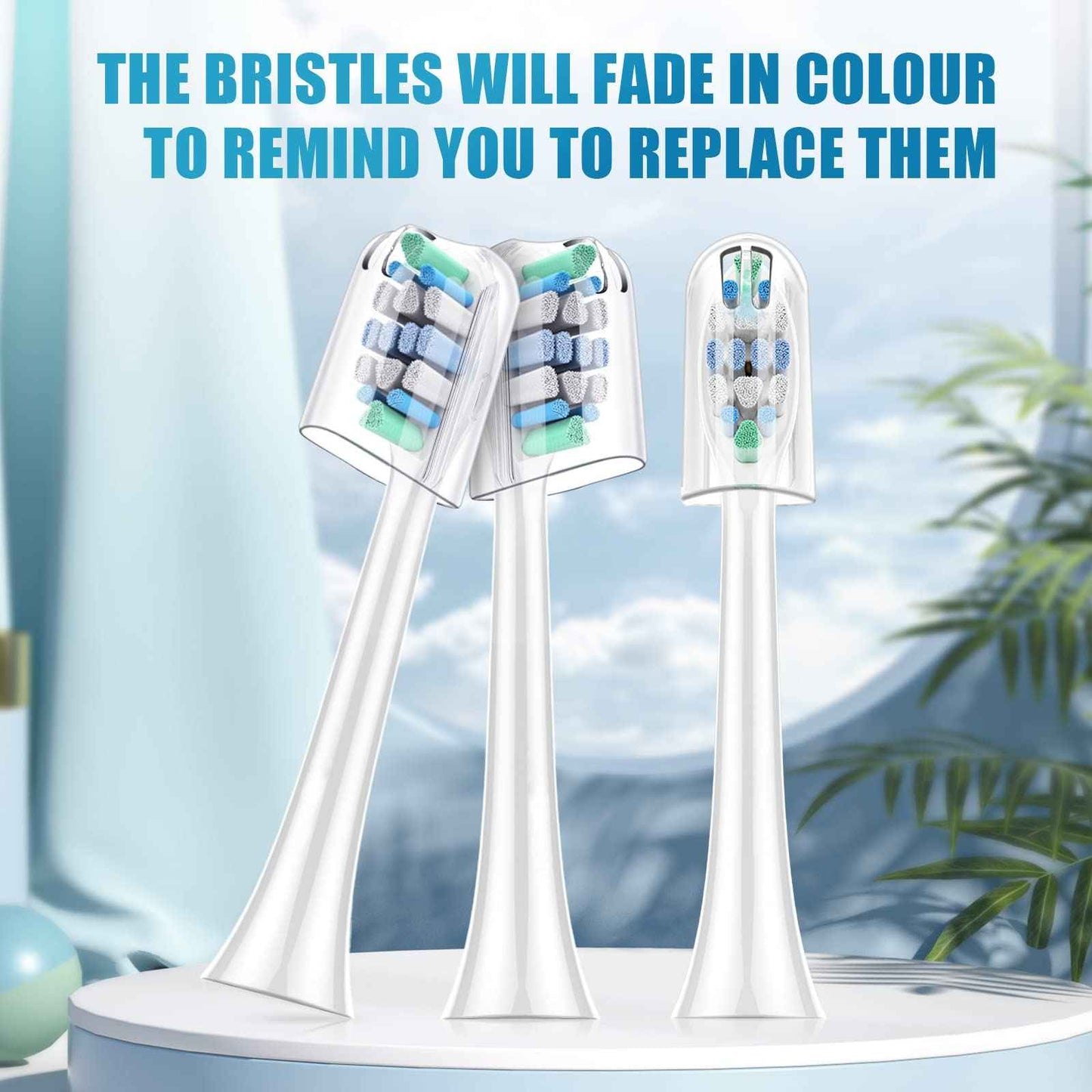 Replacement Toothbrush Heads for Philips Sonicare：12 Pack Soft Replacement Electric Brush Head Compatible with Phillips Sonicare Plaque Control Snap-on