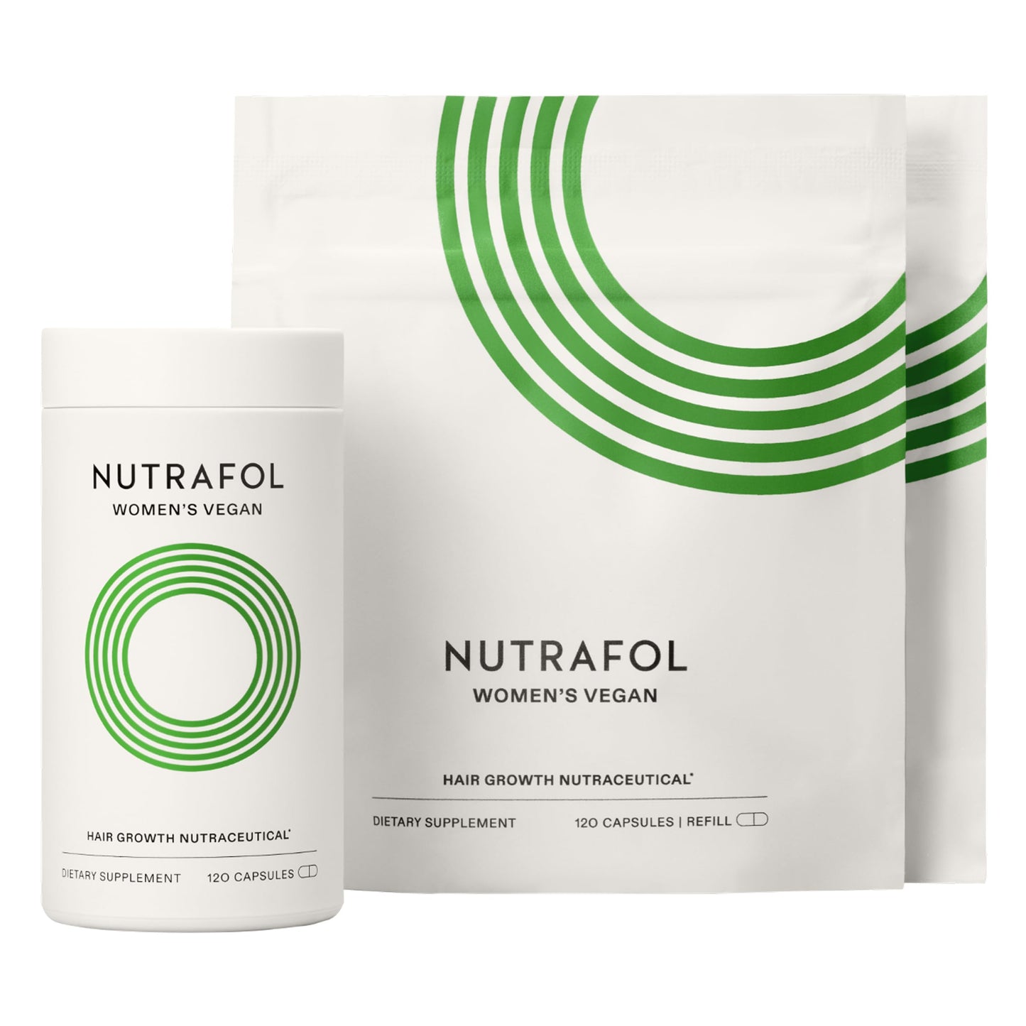 Nutrafol Women's Hair Growth Supplements, For Women 18-44 Years Old, Clinically Tested for Visibly Thicker, Stronger Hair, 100% Vegan Ingredients, Dermatologist Recommended - 3 Month Supply