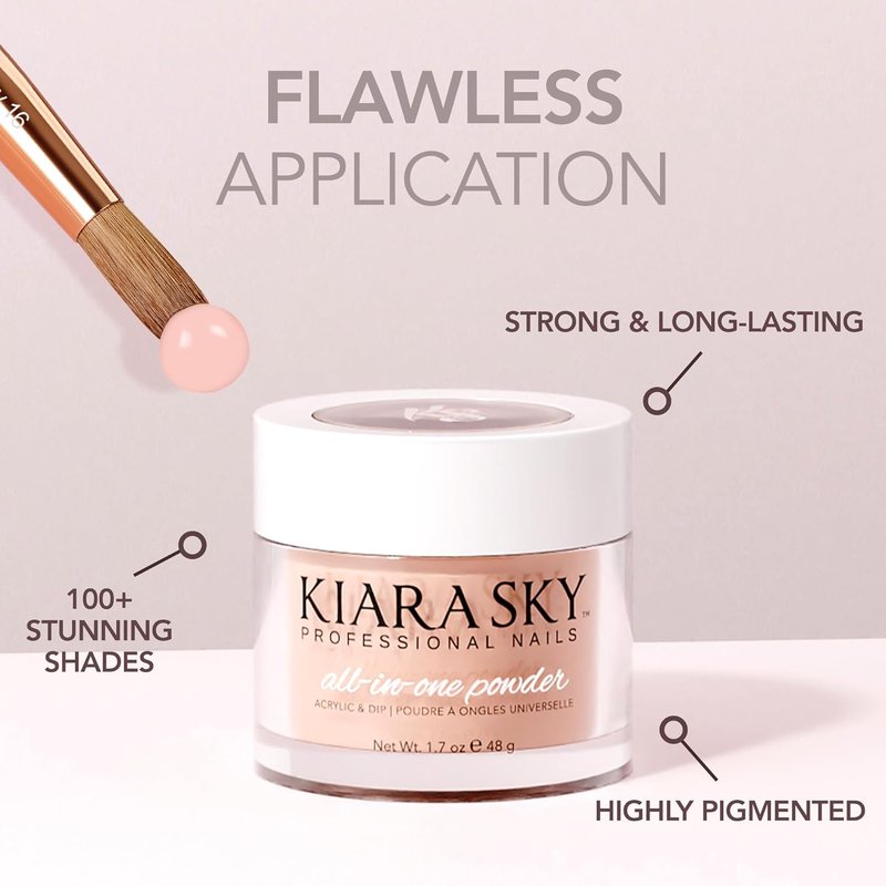 Kiara Sky Acrylic Nail Powder - All-In-One Multi-Use Dip & Sculpting Powder | 2 oz, So Extra