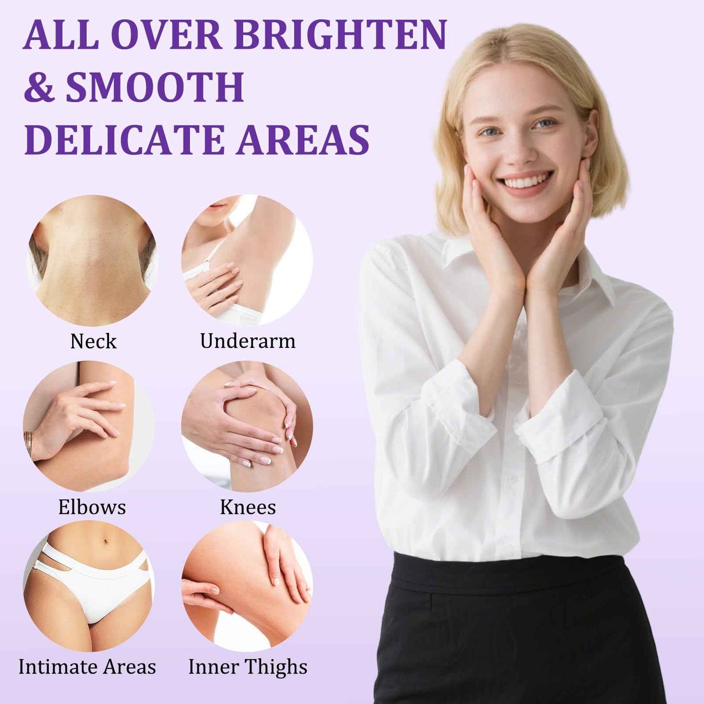 Dark Spot Remover for Body, Skin Bleaching Cream with Vitamin C for Intimate Areas, Skin Lightening Cream Dark Spot Corrector for Underarms, Knees, Face, Elbows, Inner Thighs & Bikini Line,1.7fl oz