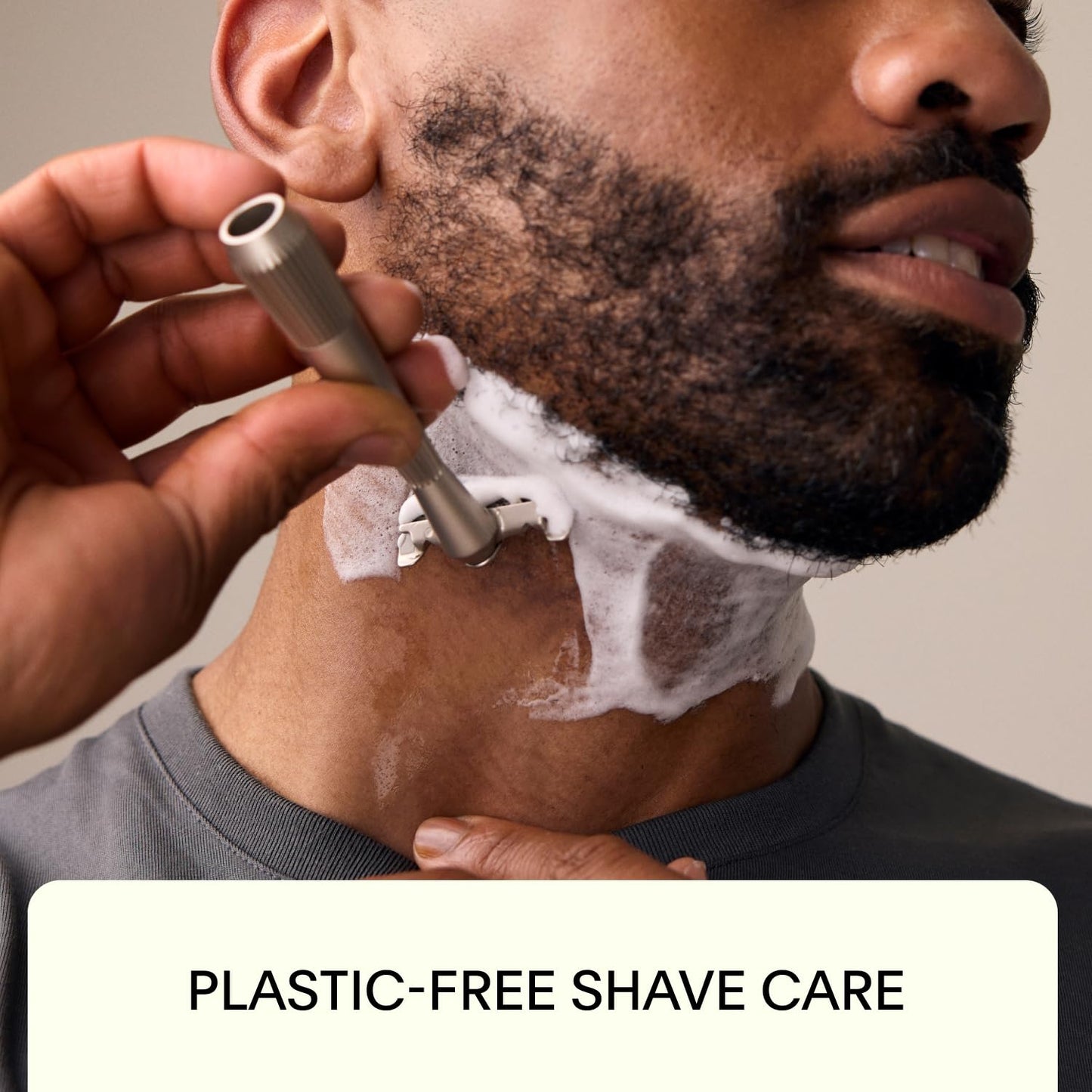 Leaf Shave | Shave Soap Bar 2-Pack, Unscented - All-Natural, Fragrance-Free Bar Soap for Shaving for Women & Men, 1.5 oz