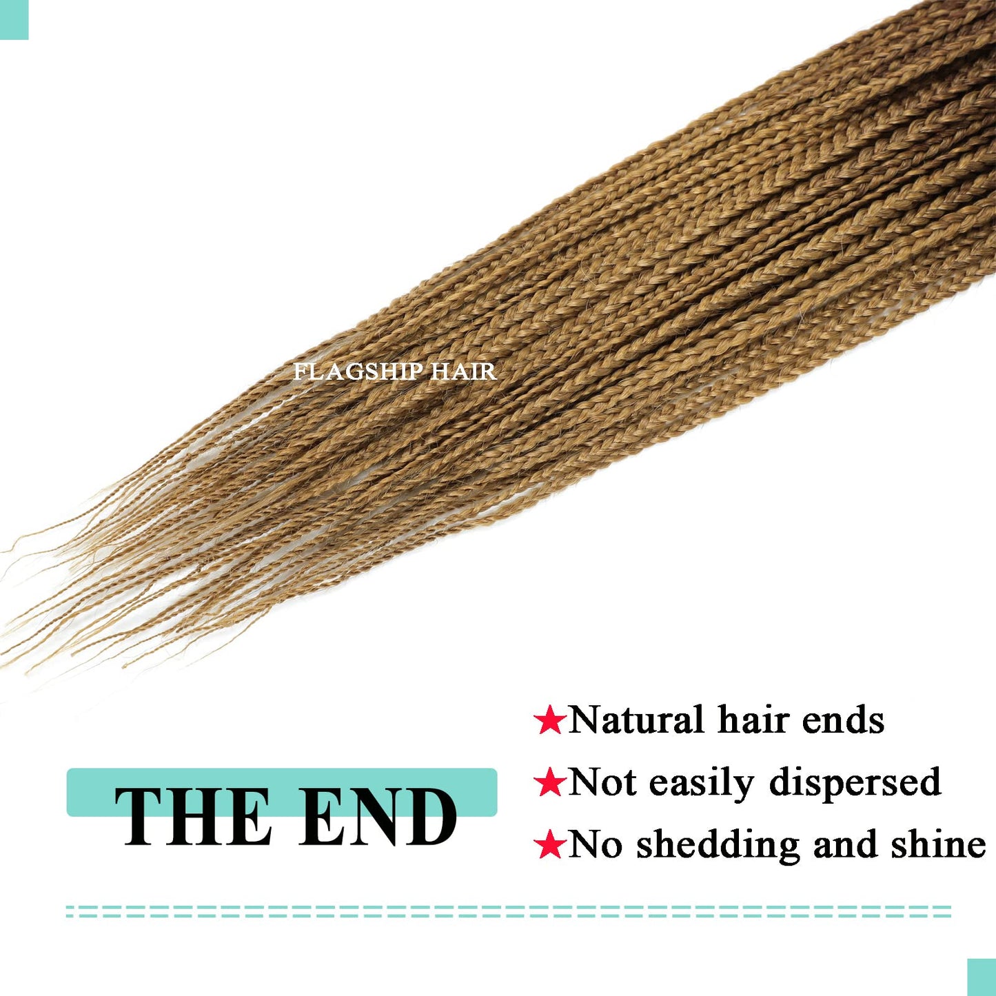 Crochet Box Braids 18 Inch 8 Packs Ombre Goddess Box Braids Crochet Hair Prelooped Crochet Hair 3x Box Braided Crochet Hair Synthetic Braiding Hair Crochet Braids Hair for Black Women-8Pacs-1B/30/27