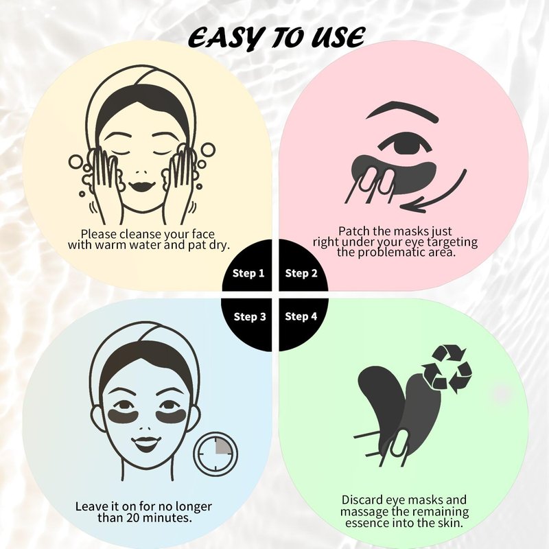 Maskiss Under Eye Patches(50 Pairs), 24K Gold, Caffeine, Hyaluronic Acid, Aloe Vera Eye Masks for Dark Circles Puffy Eyes Undereye Bags, Eye Skin Care Gift Set for Bachelorette Party Favors