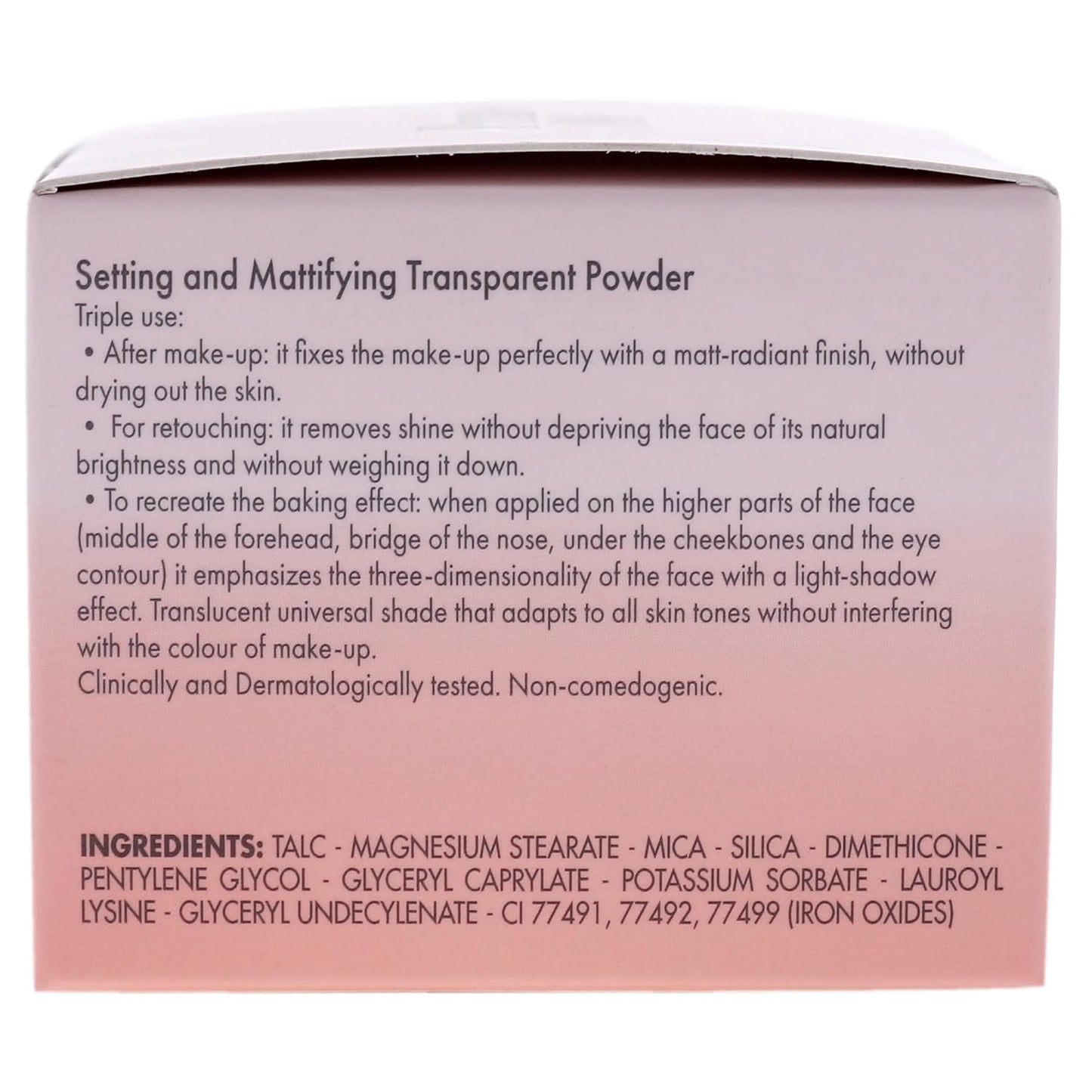 Pupa Milano Setting Powder - 001 Translucent Finishing Powder for Women | 0.158 Oz