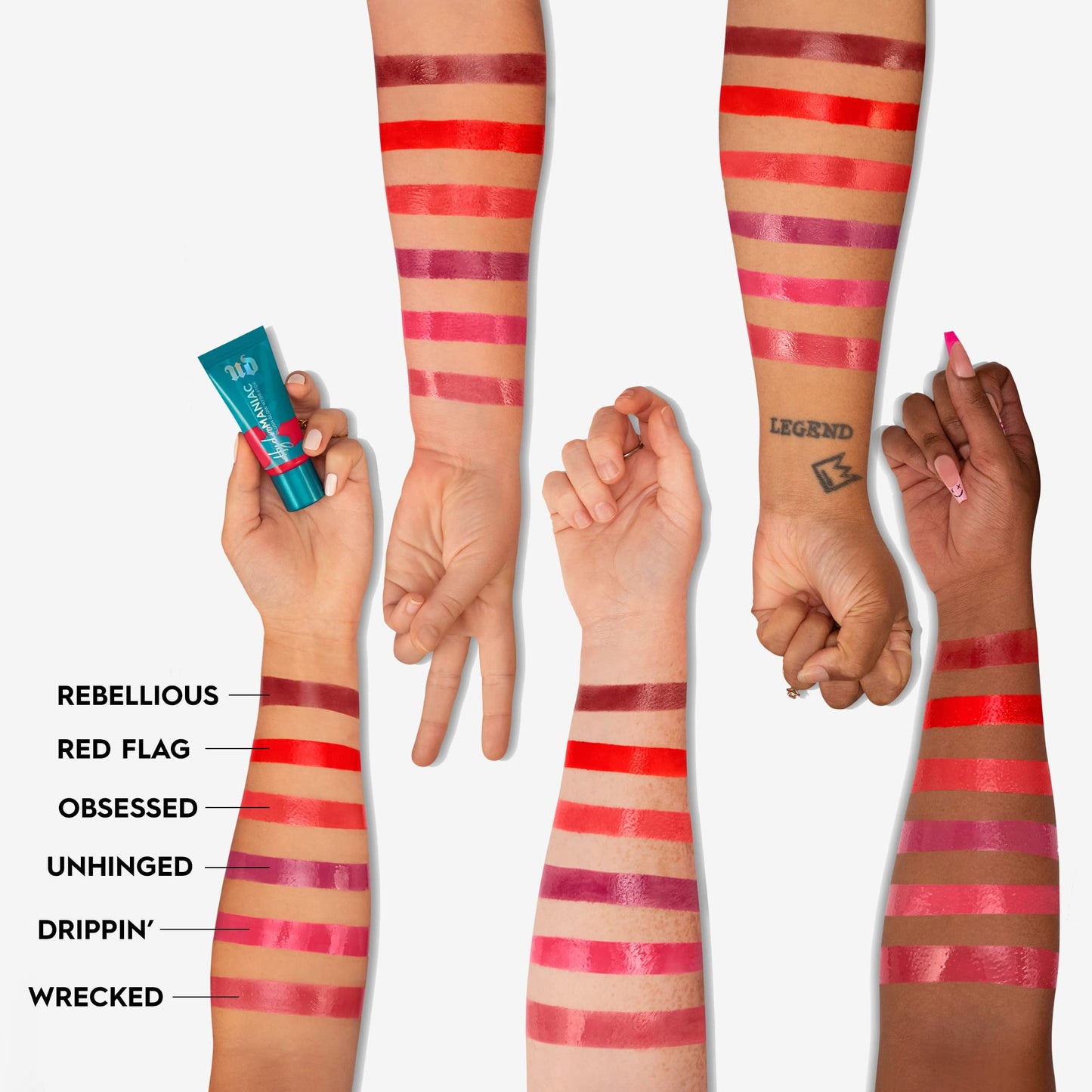 Urban Decay Hydromaniac Dewy Liquid Blush (Unhinged - Berry Mauve), Long-Lasting & Buildable Plumping Cheek Tint with 24HR Hydration, Kombucha Filtrate and Marula Oil, Vegan - 0.5 fl oz