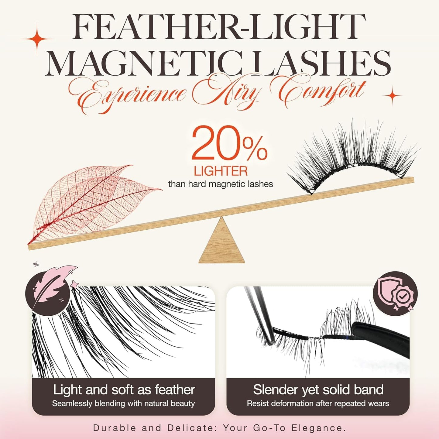 LASHVIEW Magnetic Eyelashes Natural Look, Reusable Magnetic Lashes with Applicator, No Glue Needed, Windproof & Waterproof,Comfort RCM01-1