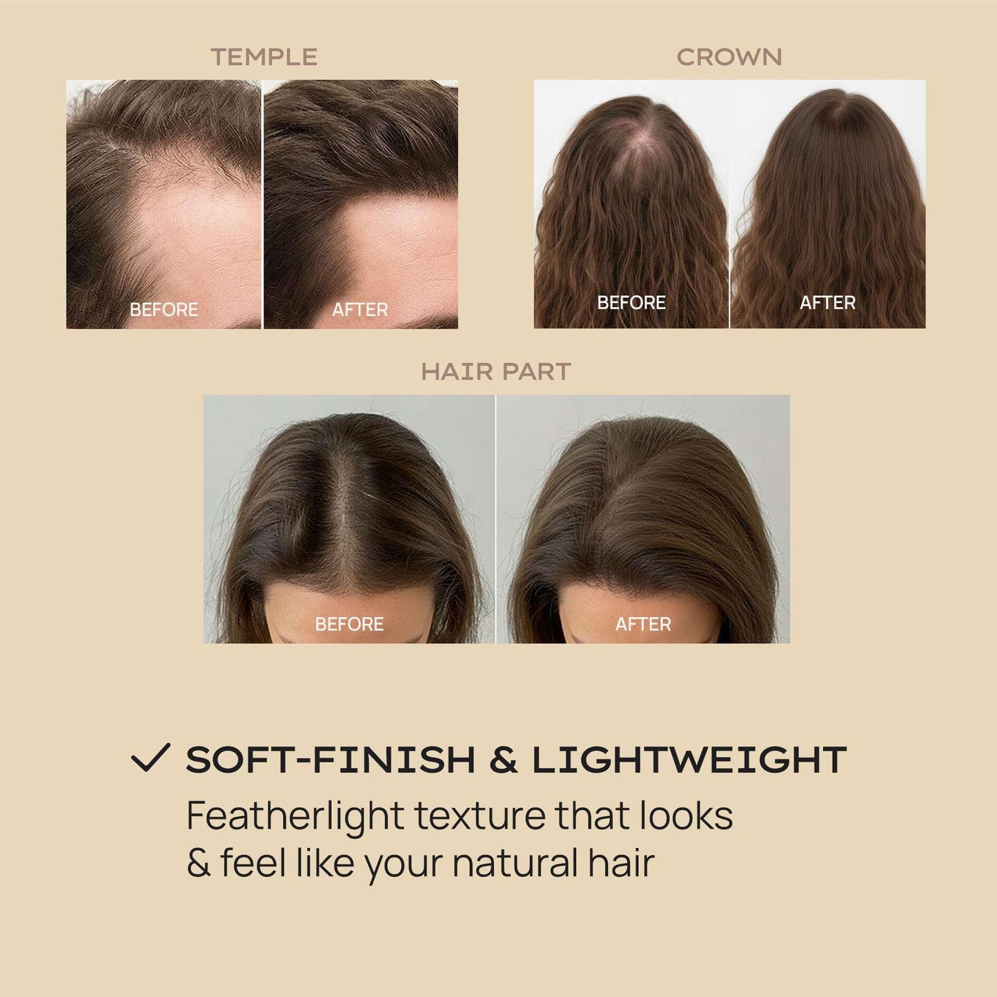 Style Edit Hair Building Fibers for Thinning Hair | Conceals Receding Hairlines, Fine Hair & Bald Spots | 100% Plant-Based Hair Thickening Powder for Men & Women, 0.88oz
