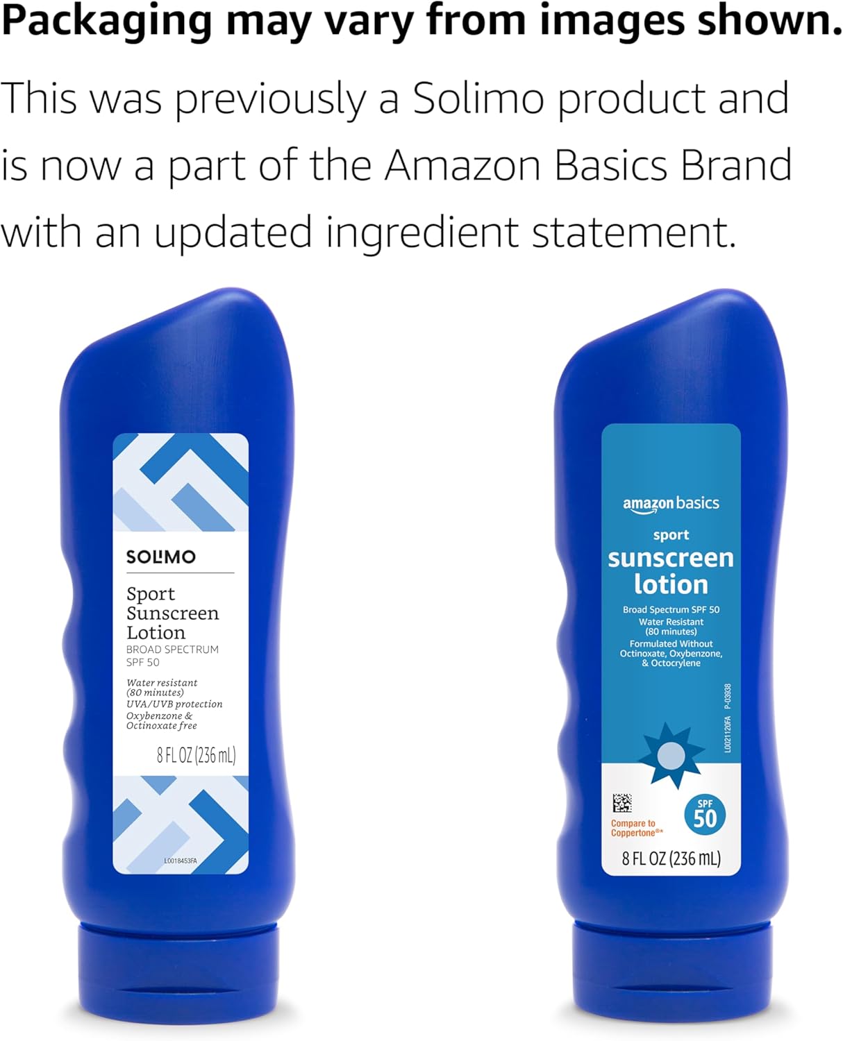 Sport Sunscreen Lotion SPF 50 - Water Resistant, Broad Spectrum UVA/UVB Protection | 8 Fl Oz