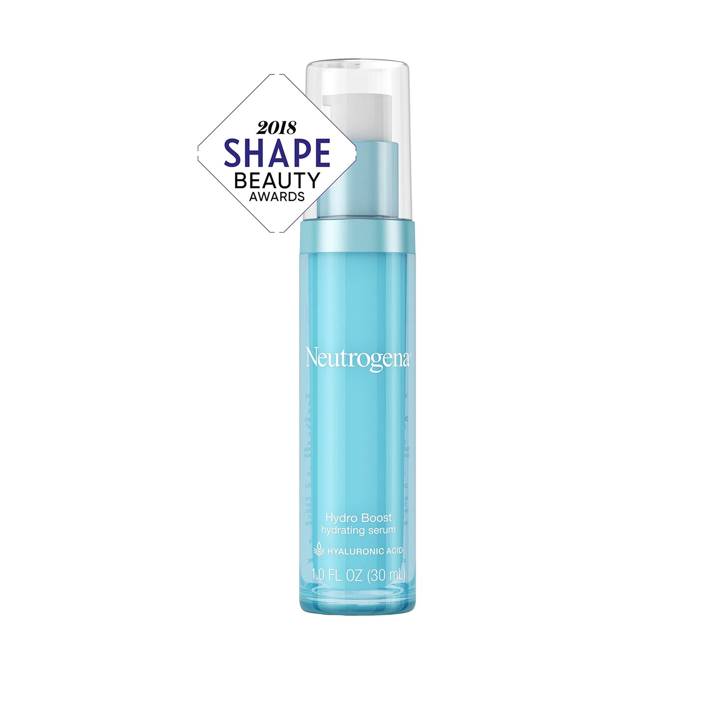 Neutrogena Hydro Boost Hydrating Hyaluronic Acid Serum, Oil-Free and Non-Comedogenic Face Serum Formula for Glowing Complexion, Oil-Free & Non-Comedogenic, 1 fl. oz (Pack of 2)