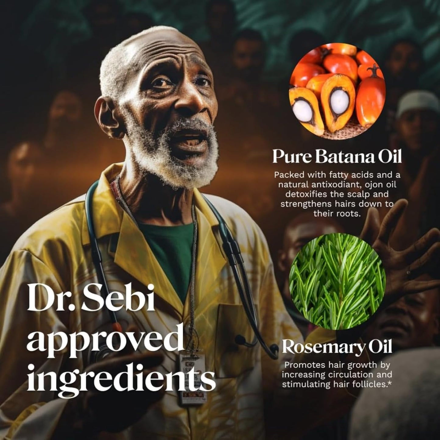 VIMOZA Batana Oil for Hair,Hair Oil with Rosemary for Hair Growth - 100% Organic Batana Oil (2pcs)