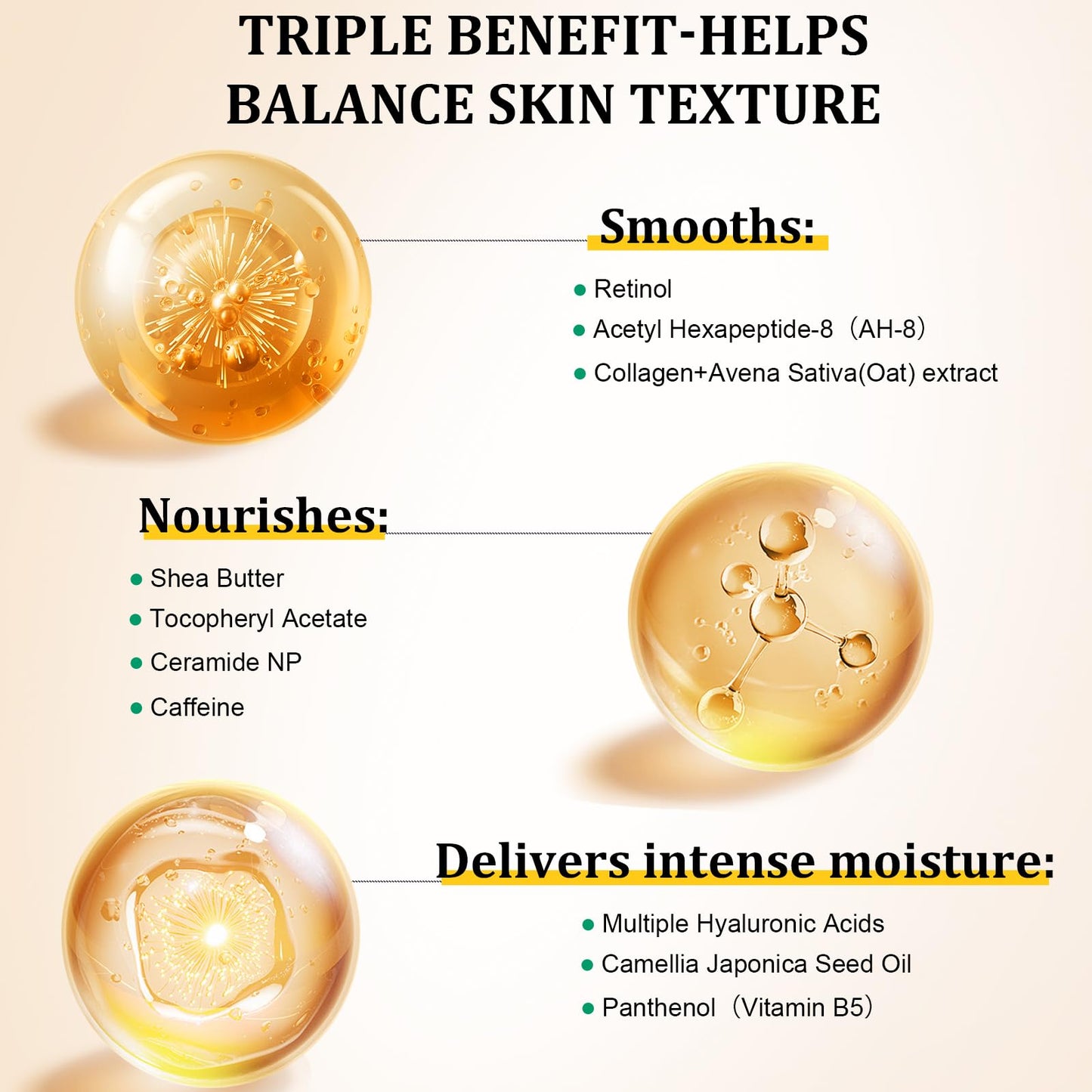 Neck Creams for Tightening and Firming-Retinol Moisturizer Anti Aging Wrinkle Cream 3-in-1 Hyaluronic Acid Ceramides Women&Men-Day/Night Face&Neck Cream with Jade Roller&Reusable Neck Wrinkle Patches