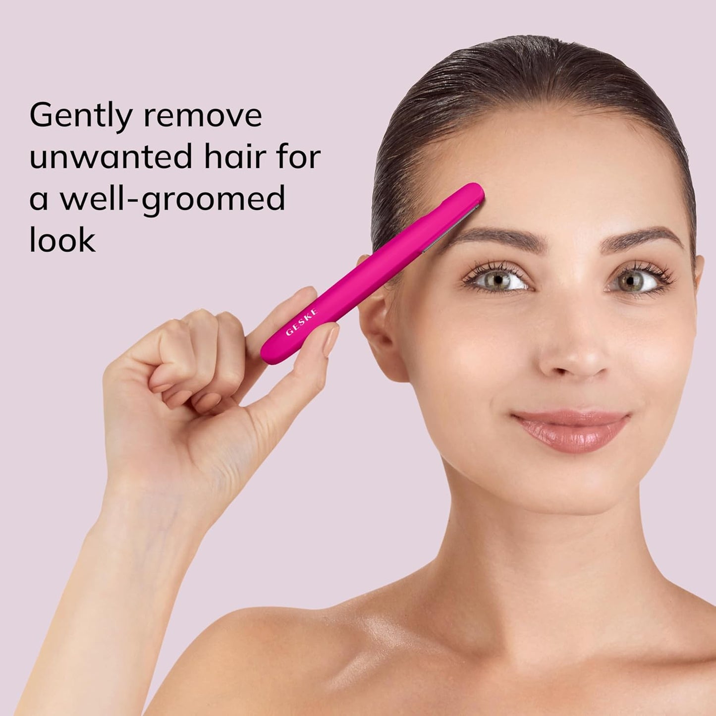 Precision Trimmer - 4 in 1 Painless Hair Remover for Face & Body | Hypoallergenic Grooming Device with Easy-to-Exchange Blades