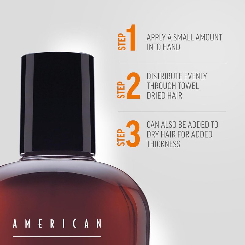 American Crew Hair Texture Lotion - Lightweight Hold for Fine Hair | 8.4 fl oz