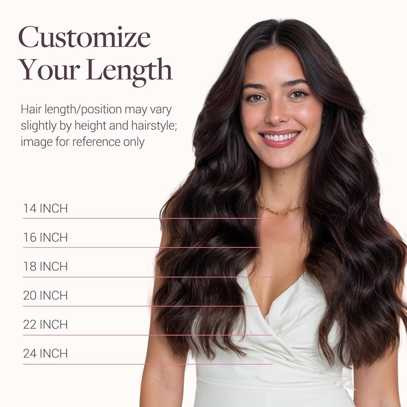 Tape In Hair Extensions - 24 Inch Jet Black Remy Human Hair | Seamless & Silky Straight, 50g, 20pcs