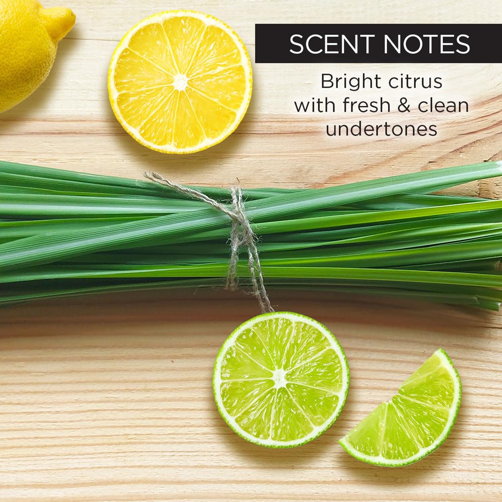 Whish Beauty Moisturizing Body Wash - Gentle Shower Gel with Shea Butter & Aloe | Lemongrass, 13 fl oz