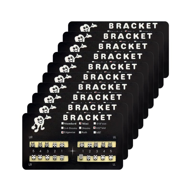SEAVERRS 200pcs/Pack Mini dental brackets mini roth brackets roth 022 slot bondable,10 pieces per pack 20 pieces per pack. (10 pcs)