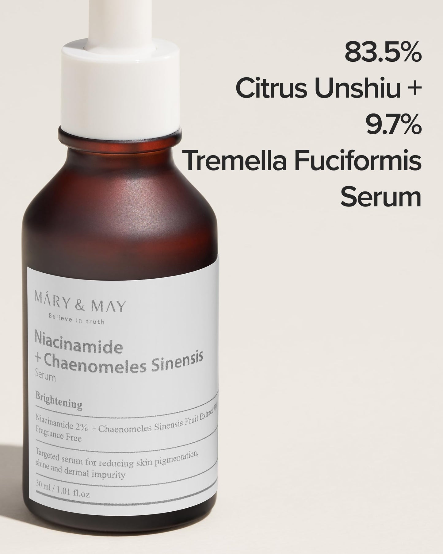 Mary&May Niacinamide Quince Serum Duo + TXA Eye Cream Set, 3 Pieces