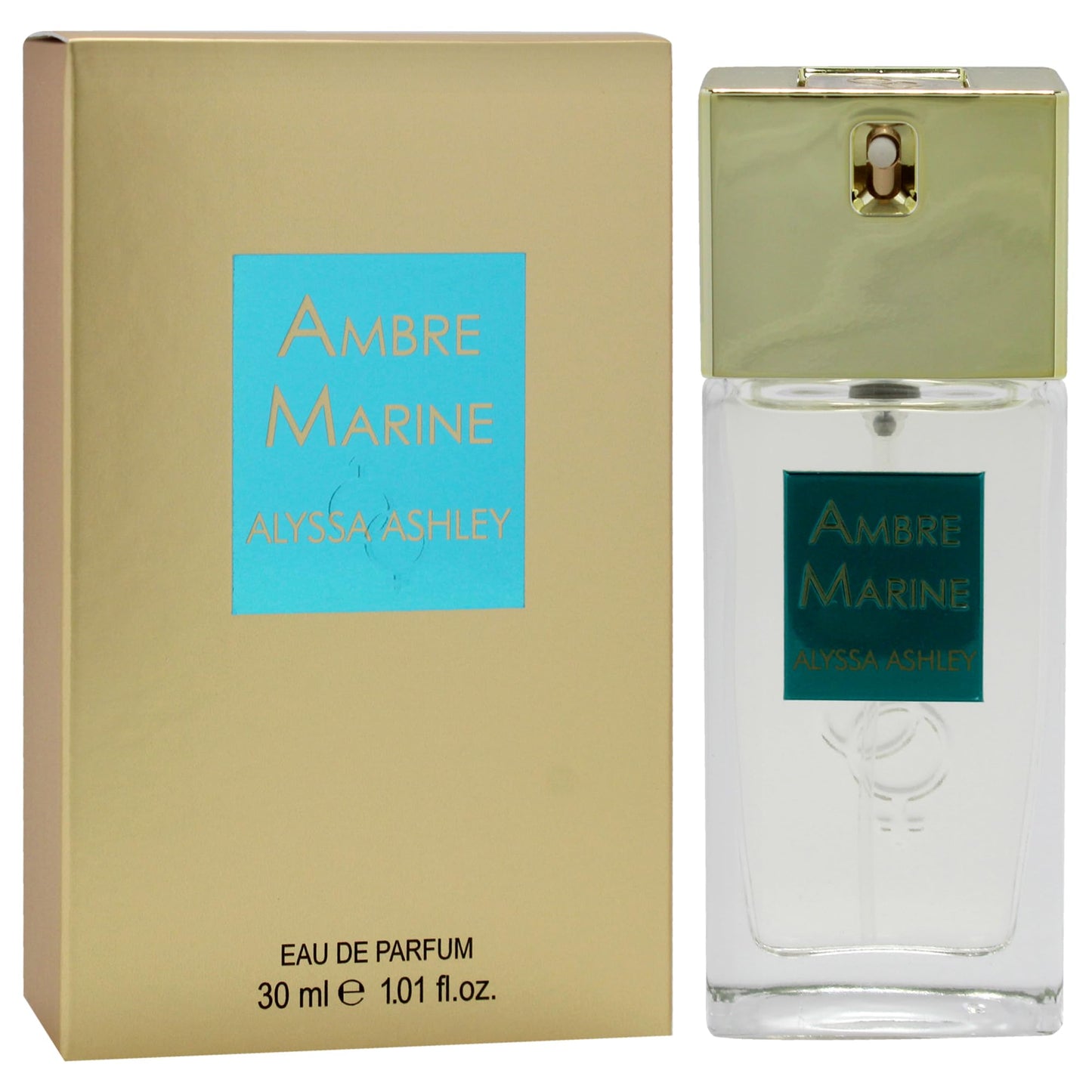 Alyssa Ashley Ambre Marine - Perfumes for Women and Cologne for Men - Long Lasting Mens Cologne - Notes of White Flowers and Iris - 1.01 oz EDP Spray