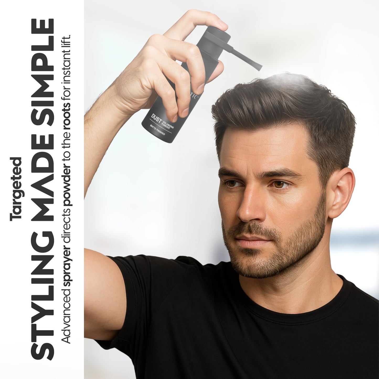 HAIRDISTIC Hair Volumizing Powder for Root Lift - Texturizing Styling Powder, Paraben & Sulfate Free, Matte Finish, Men & Women, All Hair Types, 4.5g