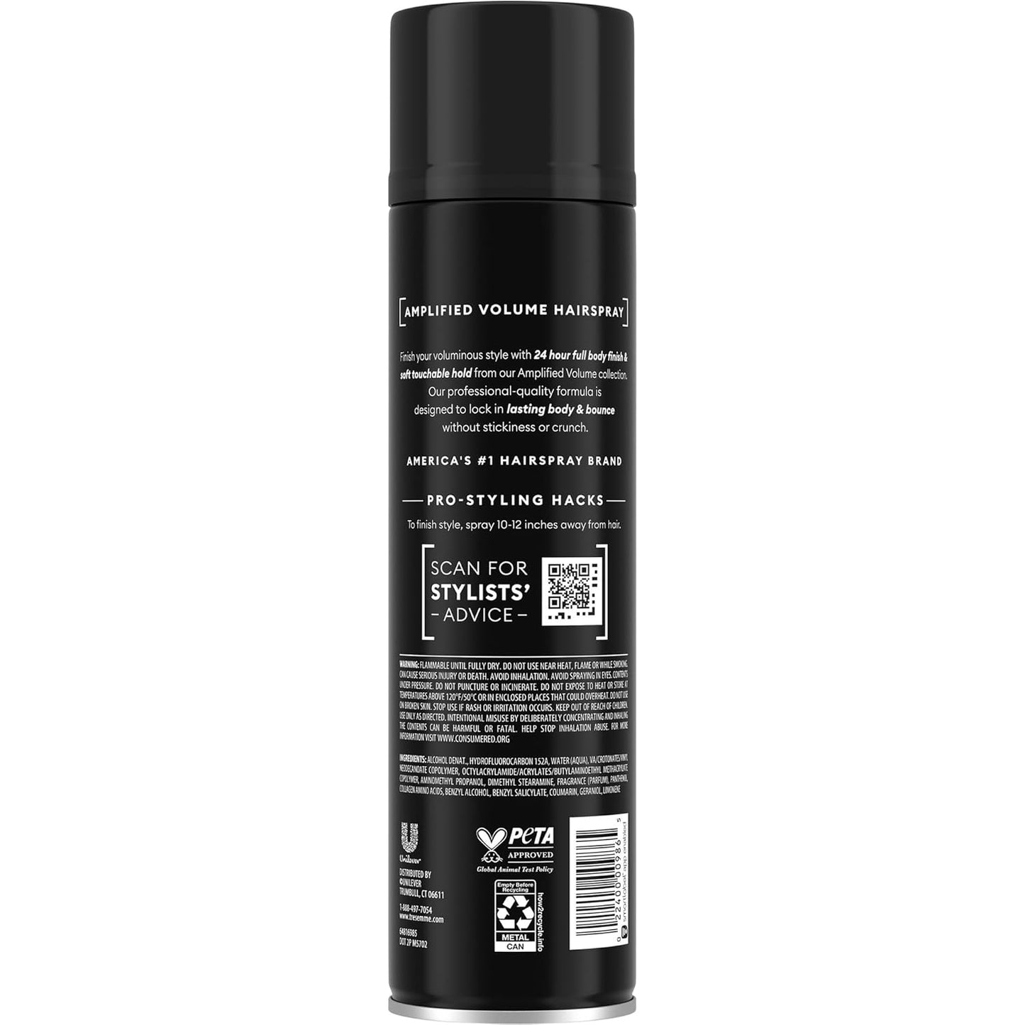 TRESemmé Hairspray Total Volume & Keratin Repair Hair Mask | Moisturizing Anti-Frizz Set (3 Pieces)