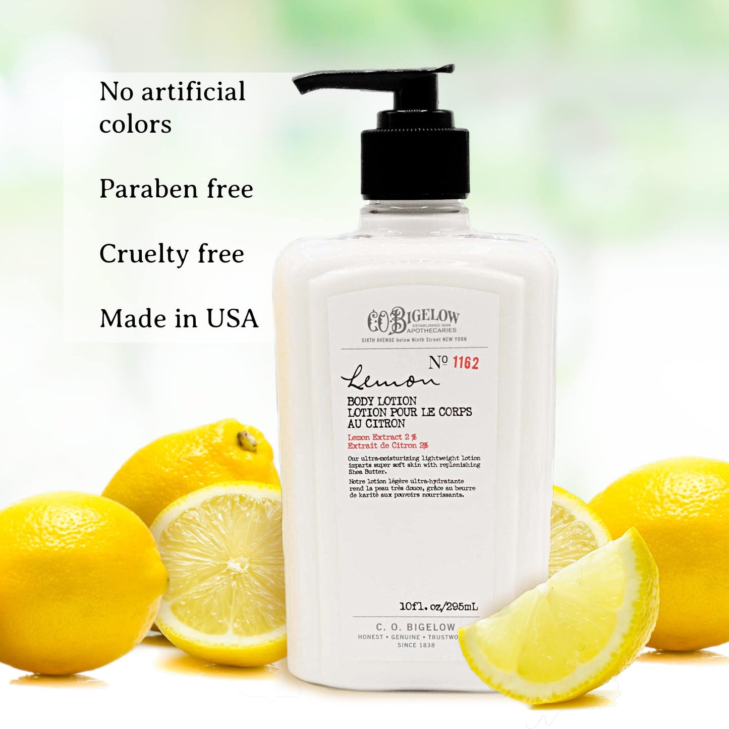 C.O. Bigelow Apothecary Duo Handcare Gift Set, Lemon Hand Soap & Body Lotion, Liquid Hand Wash & Moisturizing Body Lotion, Set of 2, 10 Fl Oz