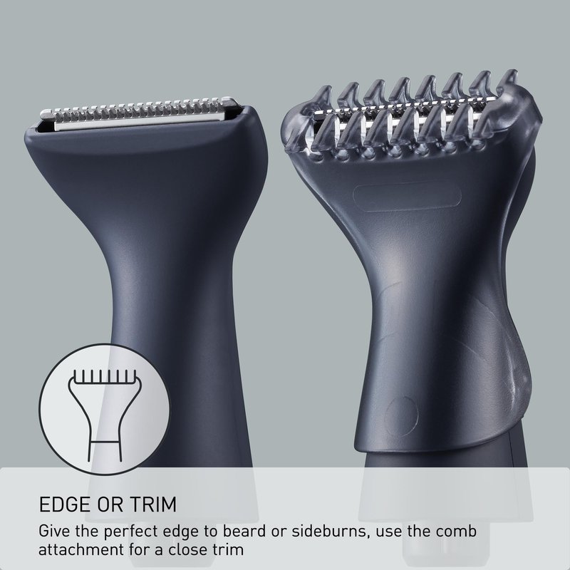 Panasonic MultiShape Facial Detail Shaver Trim Set Attachment, Eyebrow Trimmer, Beard Detail Trimmer, and Detail Shaver, Wet/Dry, Add to MultiShape Grooming System, Easy-Clean Tool - ER-CDT1-A