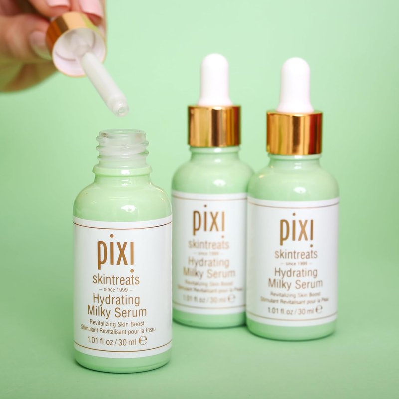 Pixi Hydrating Milky Serum - Intense Skin Hydration With Jojoba Oil & Aloe Vera | 1.0 fl oz/30ml