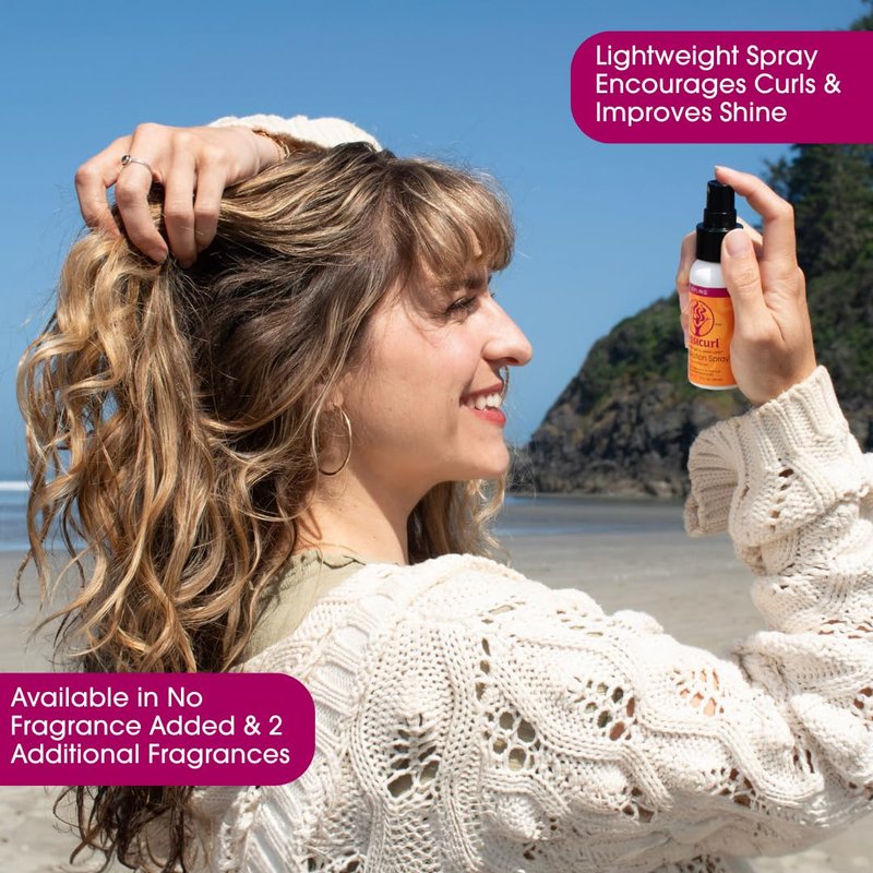 Jessicurl, Gelebration Spray, No Fragrance Added, 8 Fl oz. Curl Enhancer for Fine Hair with Flaxseed Extract, Curl Styler for Wavy Hair, Curly Hair Products