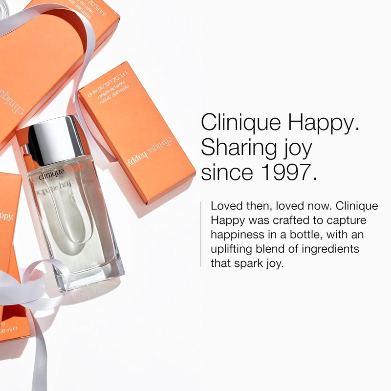 Clinique Happy Eau de Parfum Spray - Floral & Citrus Notes | Women's Fragrance for Spring
