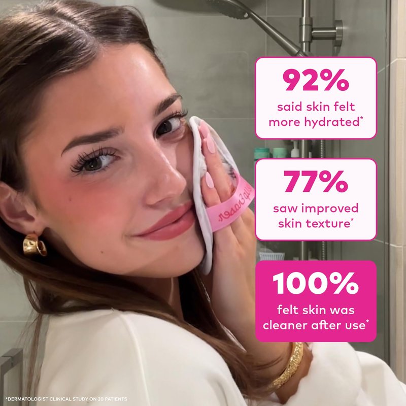 The Original Makeup Eraser 7-Day Set, Erase All Makeup with Just Water, Including Waterproof Mascara, Eyeliner, Foundation, Lipstick, Sunscreen, and More! Garden Fairies, 7ct.