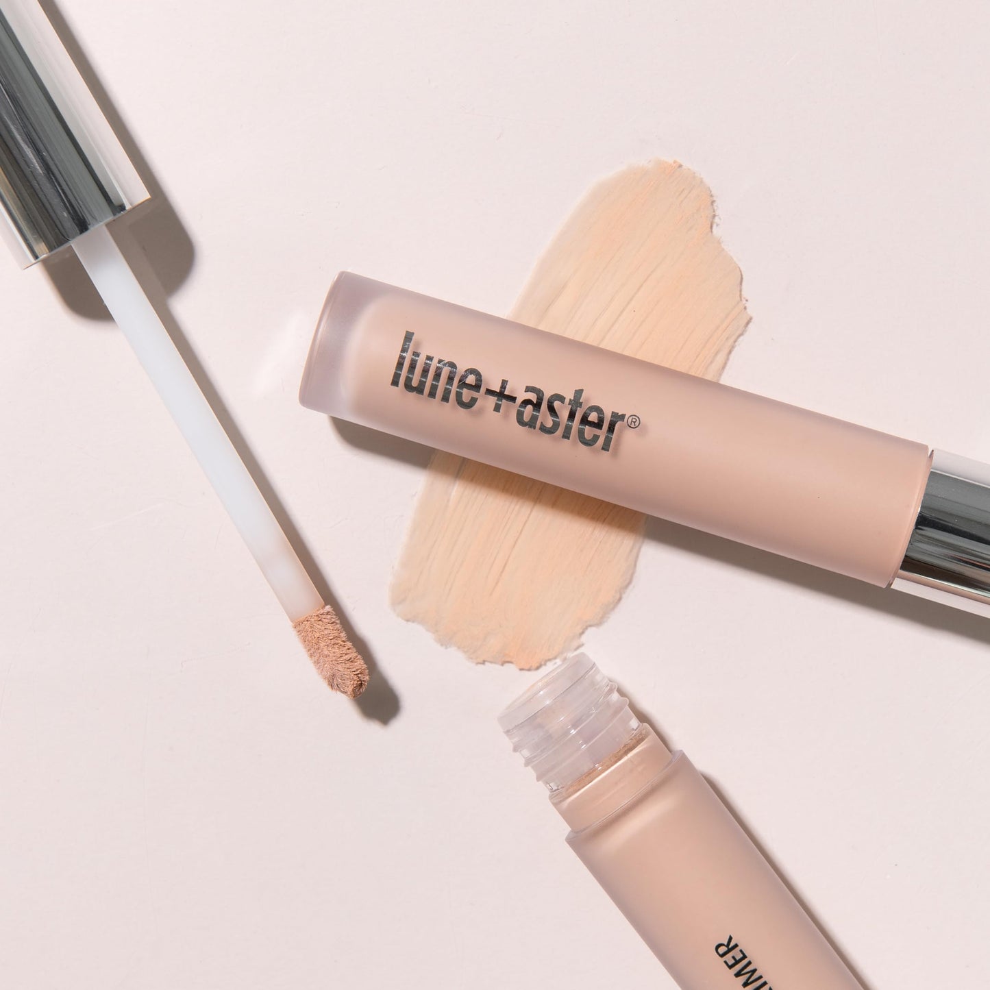 Lune+Aster Eyelid Primer, Creamy Pink, Color-Correcting