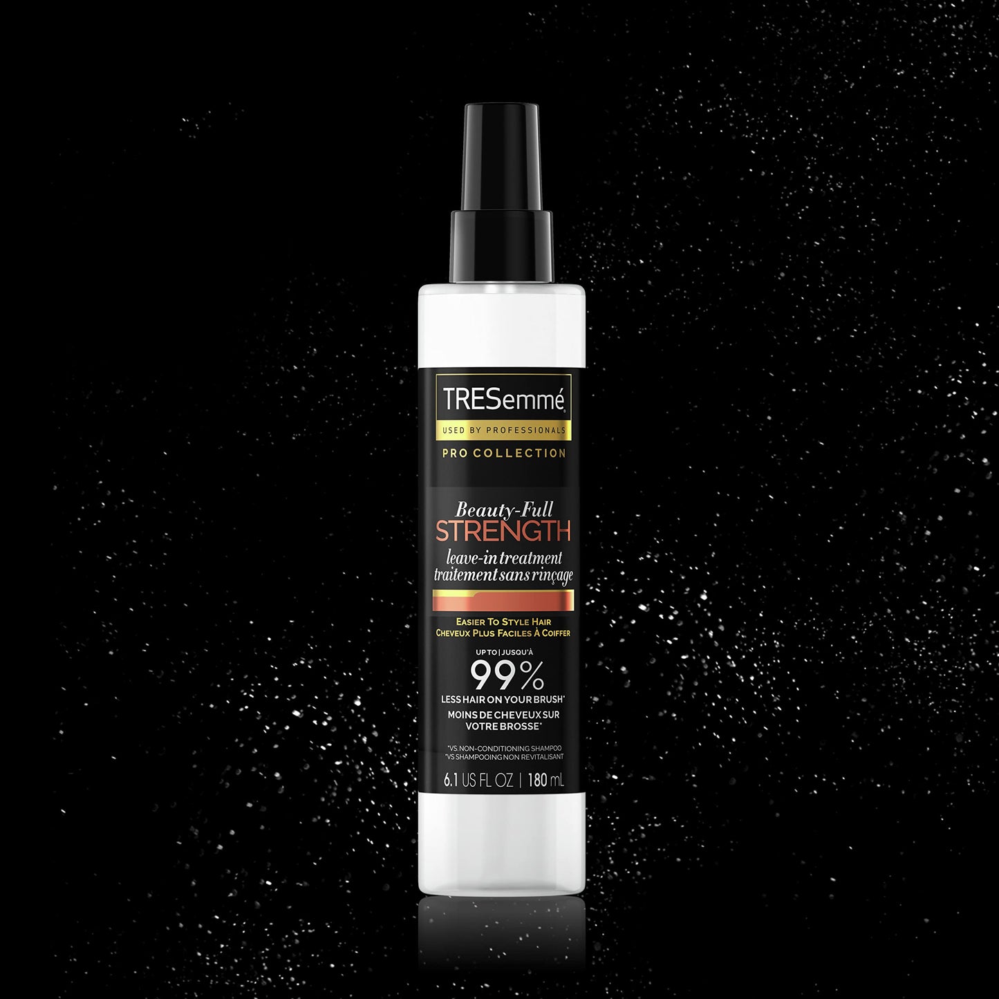 TRESemmé Pro Collection Beauty-Full Strength Leave-In Treatment for Fine, Damaged Hair - Lightweight Formula to Reduce Breakage 6.1 oz