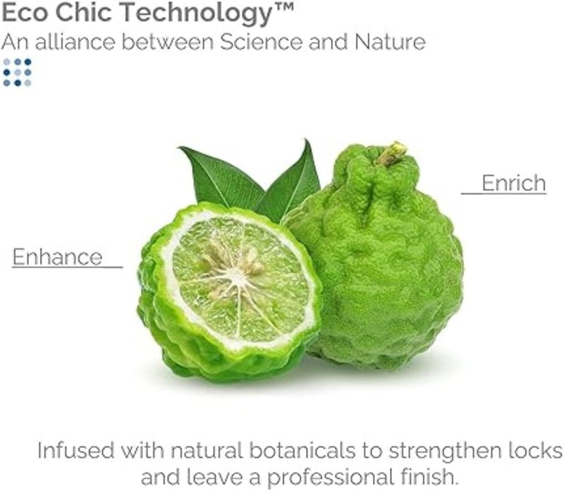 GIOVANNI ECO CHIC Frizz Be Gone Hair Serum - Anti-Frizz, Adds Shine & Seals Color | 2.75 oz