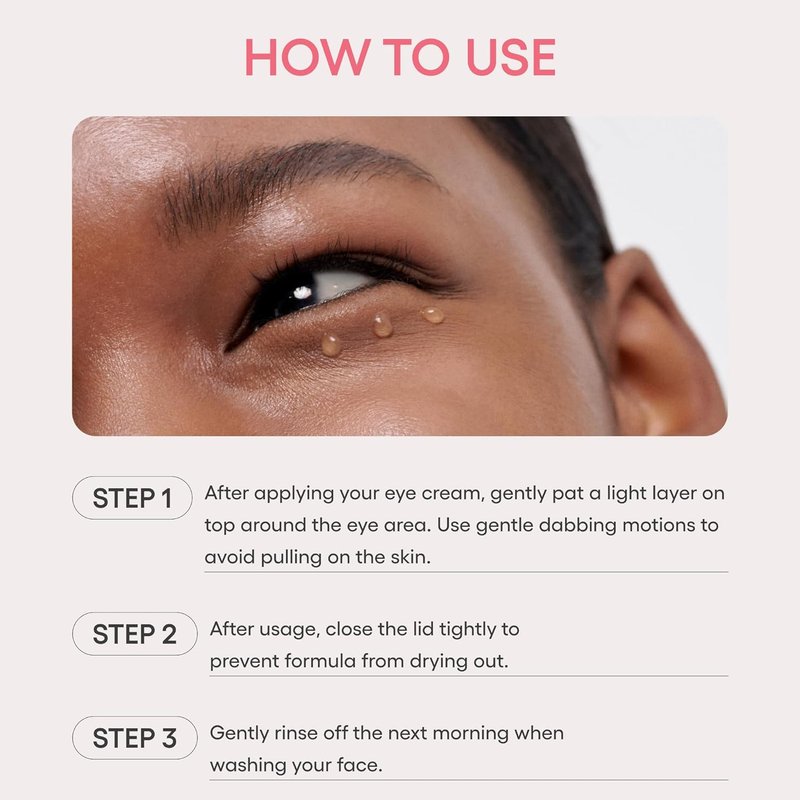 **LANEIGE Bouncy Eye Sleeping Mask - Depuff & Firm with Peony, Collagen, Ceramide & 5D Hyaluronic Acid | 0.7 oz**