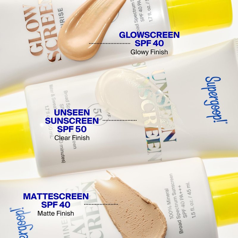 Supergoop! Glowscreen (SPF 40) - Glowy Primer + Broad Spectrum Sunscreen - Adds Instant Glow - Helps Filter Blue Light - Boosts Hydration with Hyaluronic Acid, Vitamin B5 & Niacinamide