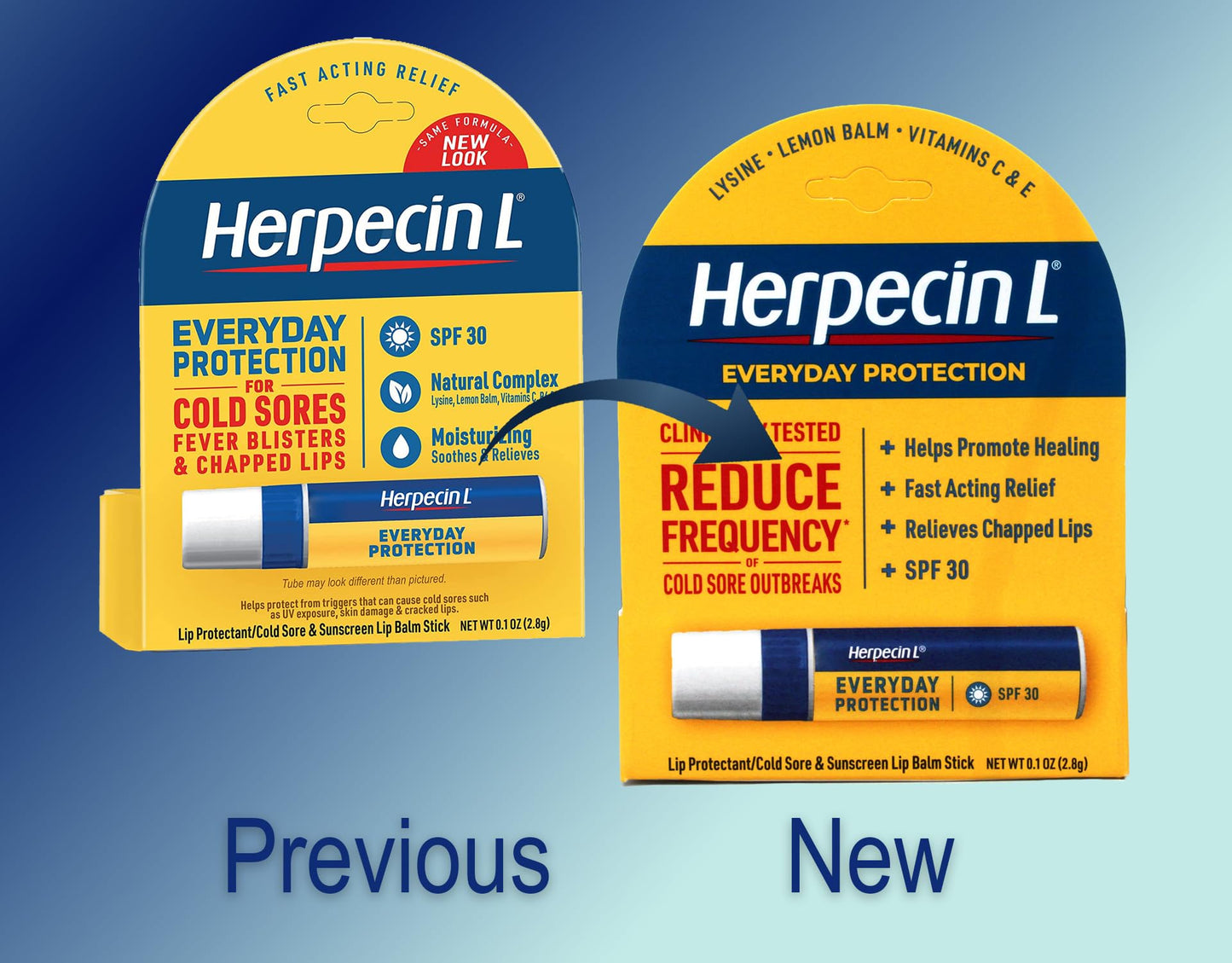 Herpecin-L Everyday Protection SPF 30 Lip Balm 0.1 Oz. - Pack of 6