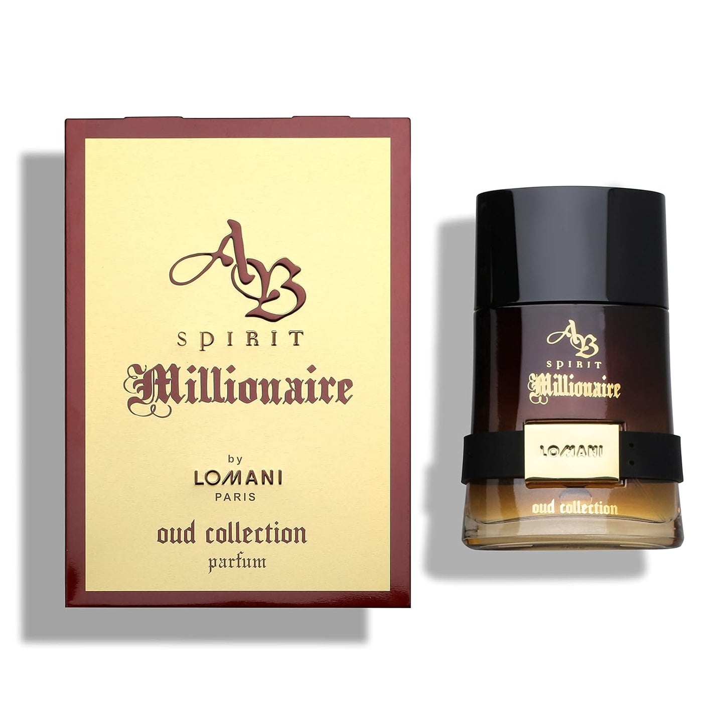 Lomani AB Spirit Millionaire Oud Collection - 3.3 oz Men's Parfum Spray | Luxurious Fragrance