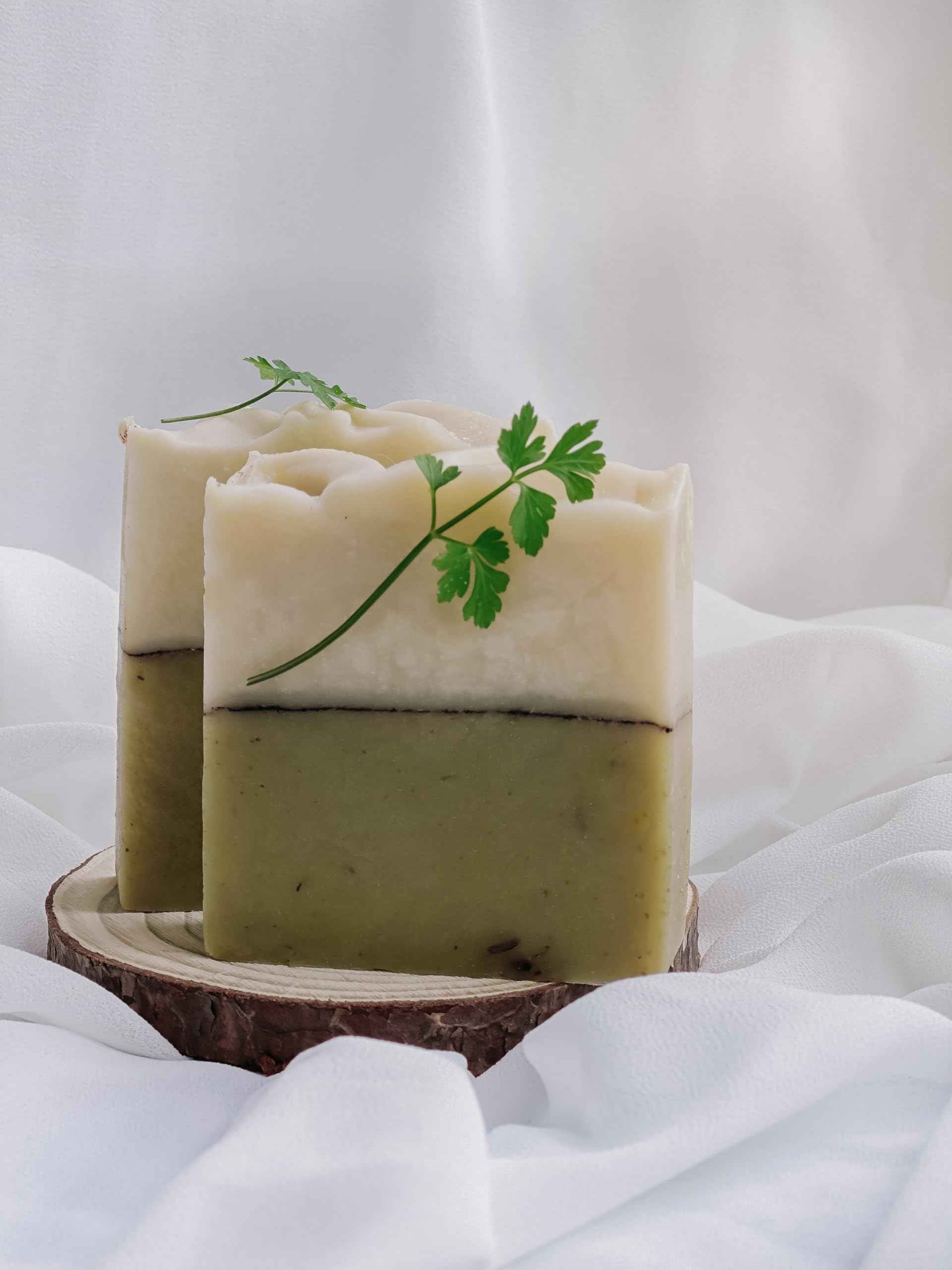 GrabNat 4-Pack Tea Tree Soap | Handmade, All-Natural, Cold-Processed | Made with Tea Tree Oil | For Face & Body, All Skin Types (4 x100grams / 4 x 3.5oz)