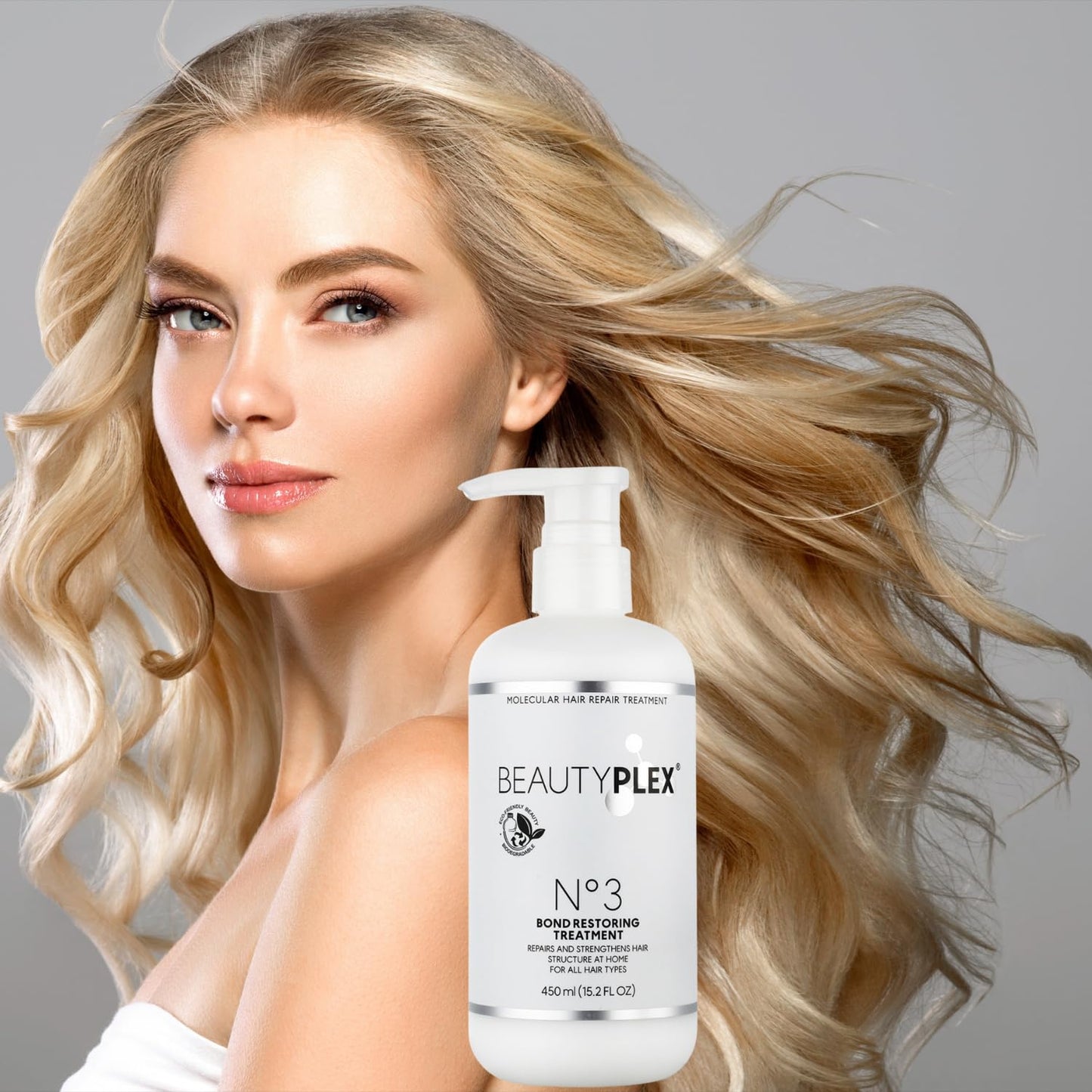 No. 3 Bond Repair Hair Treatment | Fino Hair Mask for Damaged Hair Deep Conditioning Hair Mask Bio Complex - Pre Shampoo - 450 ml (15.2 Oz)