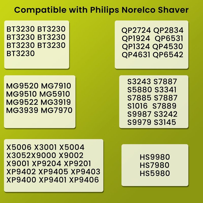 5V Charger Cord for Philips Norelco Shaver Series 2000-9000 | Durable & Compatible Replacement
