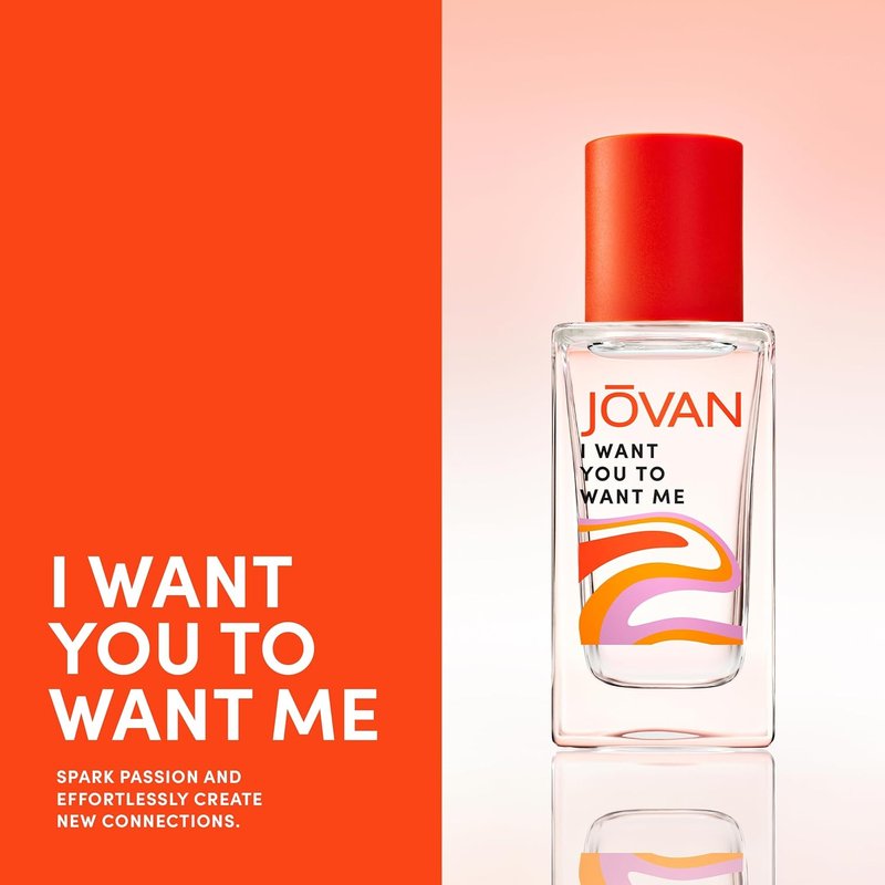 Jovan I Want You To Want Me Eau de Parfum - Unisex Fragrance with Pink Pepper & Musk | 1.7 fl oz Travel Size