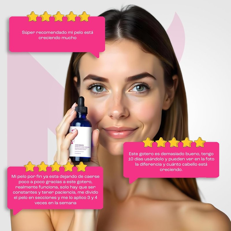 Capillary Hair Growth Drops - Natural Rosemary & Ginger Formula | 1.5% Minoxidil, Anti-Hair Loss Treatment, 4 Oz