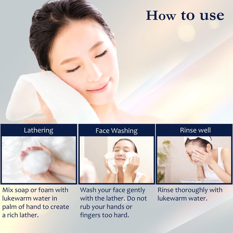 ROYALCOSMETICS ROYAL HERB FOAM Facial Foaming Cleanser Moisturizing with Aloe Vera Leaf Extract, Ginseng Extract and Gold, 4.23 OZ / 120g