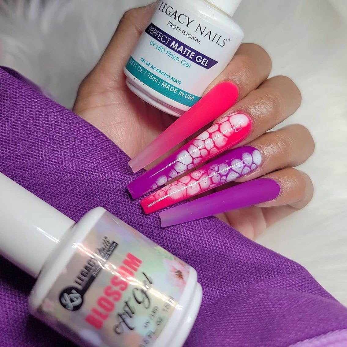 Legacy Nails Professional BLOSSOM ART GEL 0.5oz. - Clear Blooming Gel for Stunning Nail Art Effects, Marble, Tie-Dye & Floral Designs – Easy Application, Long-Lasting, UV/LED Curable