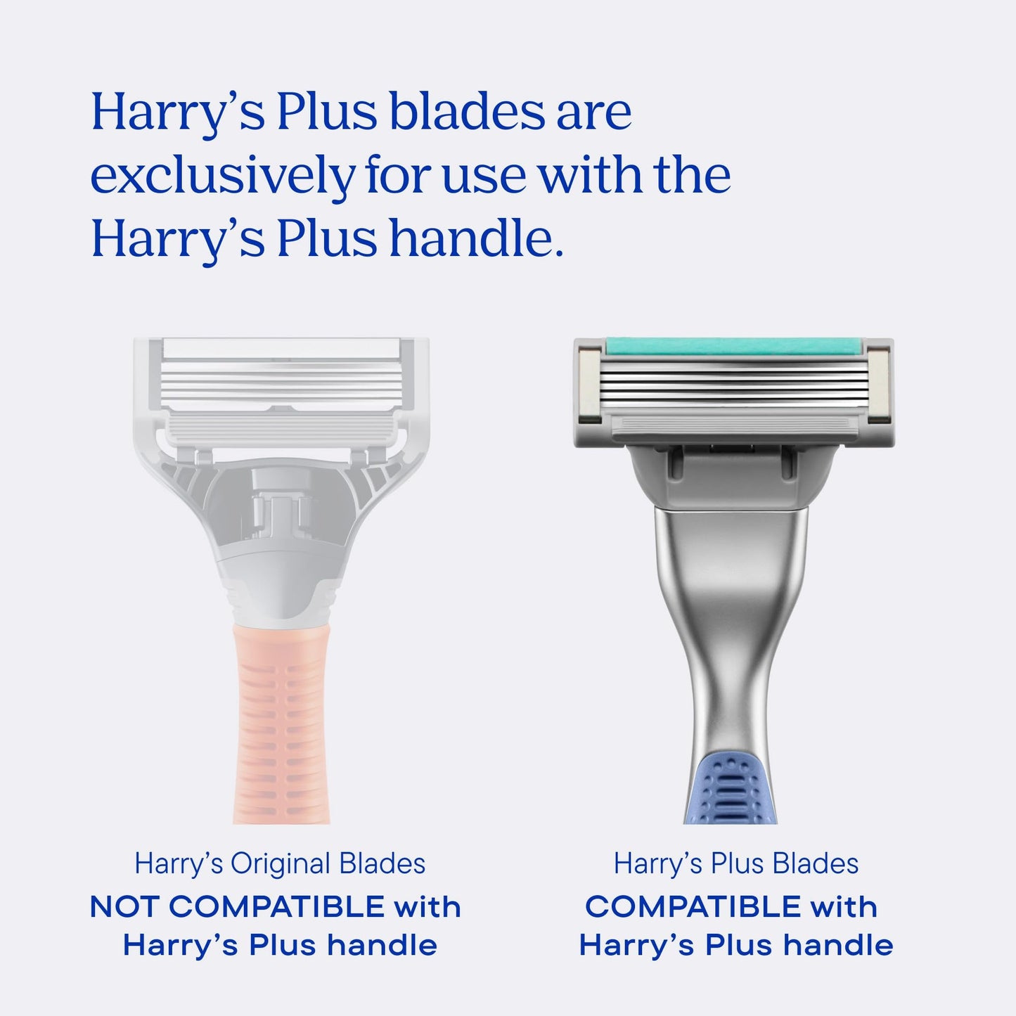 Harry's Plus Starter` Shaving Kit for Men - Premium Handle, 5 Razor Blade Cartridges, Foaming Shave Gel, and Travel Blade Cover - Advanced Pivoting System - Moss