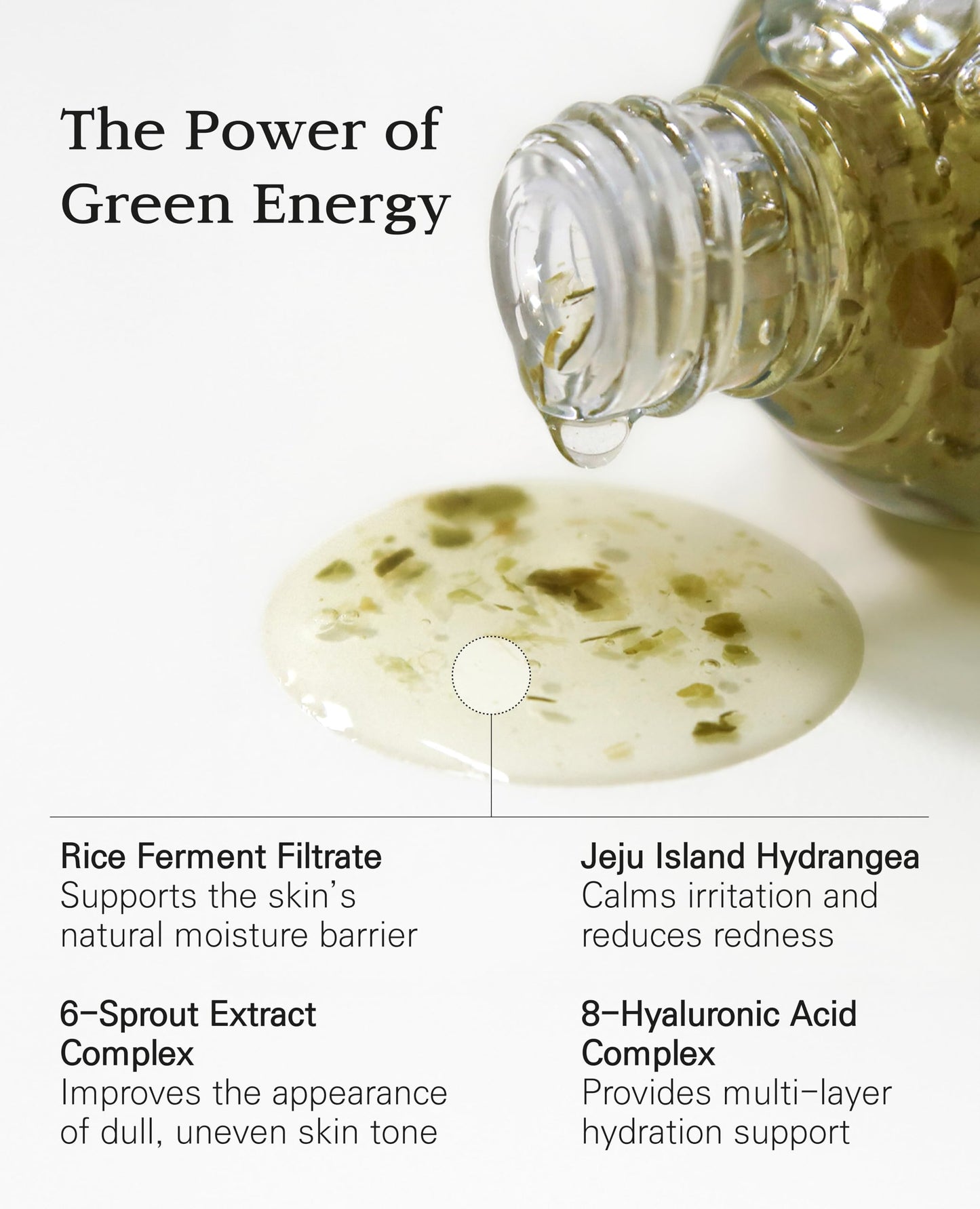 BLANC DUBU Nuborn Cell Eoseongcho Green Energy Essence Toner | Hyaluronic Acid Face Serum with Houttuynia Cordata | Hydrating Toner for Korean Skin Care (50g)