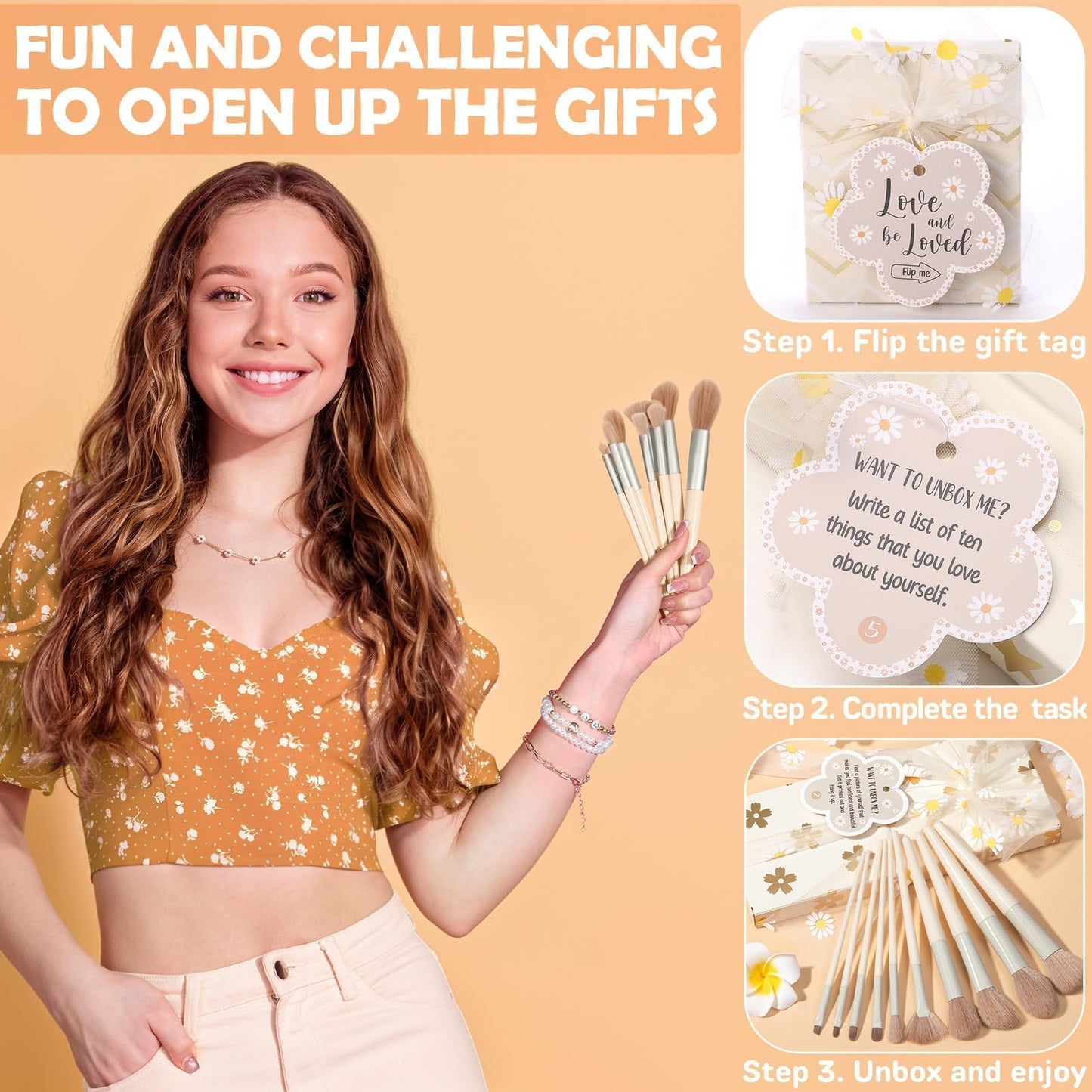 Christmas Gifts for Tween Teen Girls, 8 PCS Positive Teenage Birthday Gifts