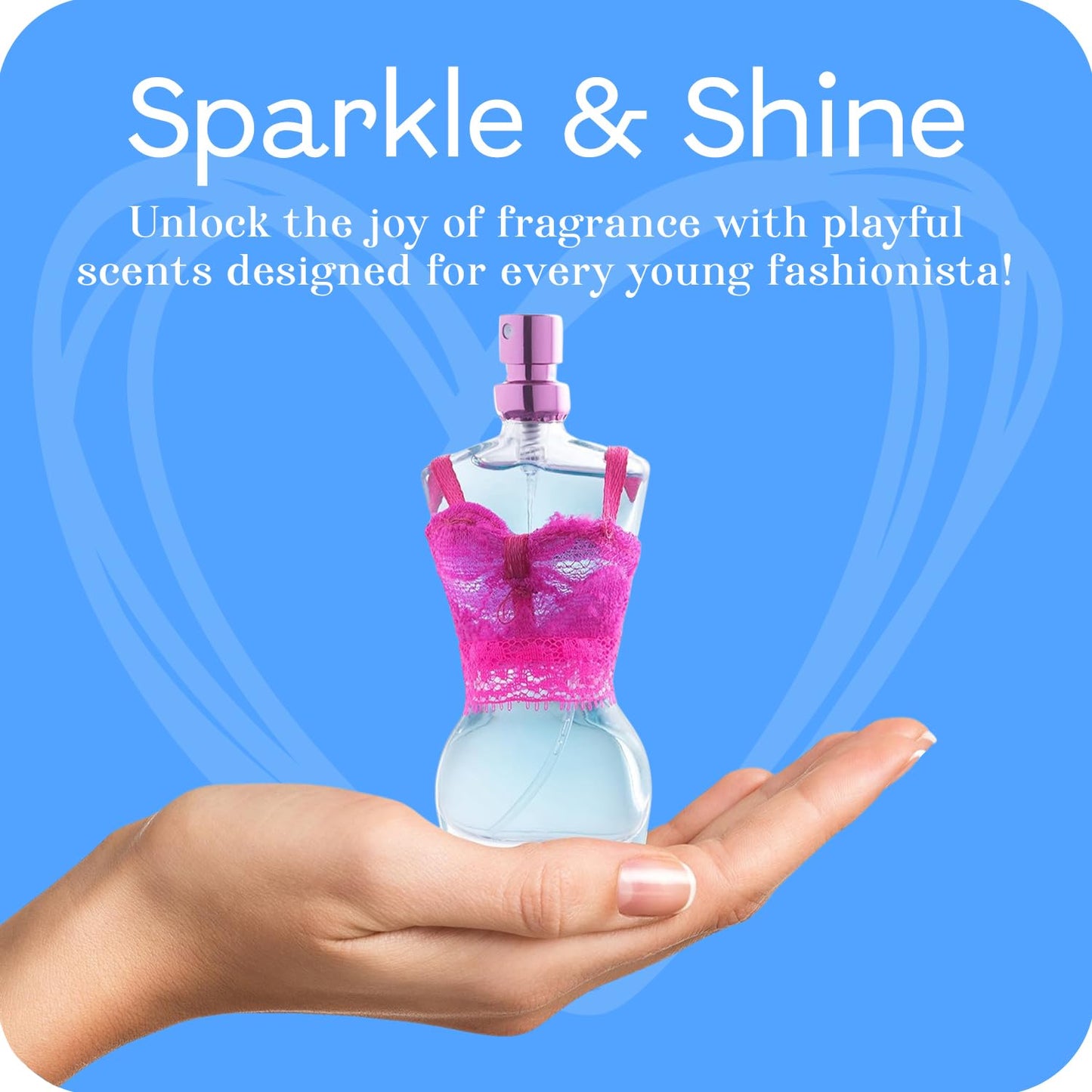 Scented Things Mannequin Girls Perfume Gift Set - Fruity Body Spray for Tween & Teen Girls | 3 Fashion-Shaped Bottles