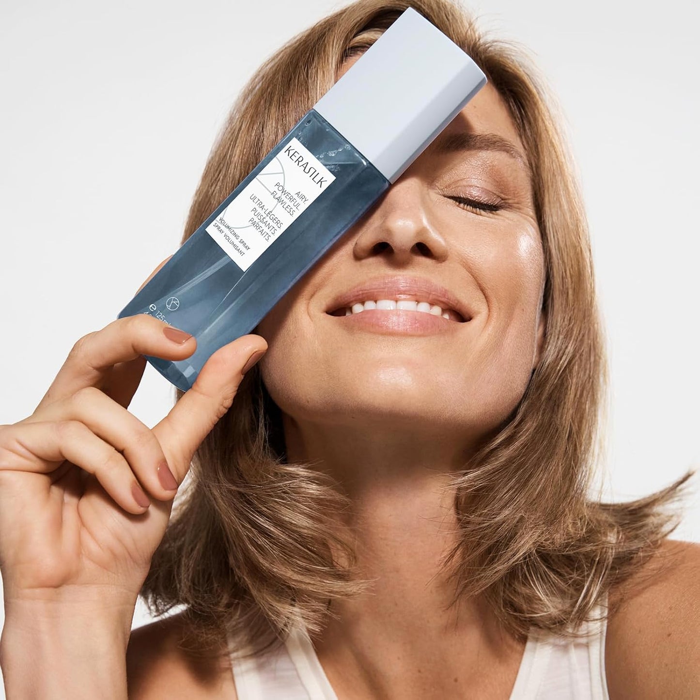 KERASILK Volumizing Spray - Boosts Volume & Body | Weightless Conditioning & Heat Protection | Ideal for Limp, Flat Hair